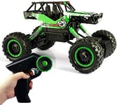 Kids RC Rock Crawler Truck，1/12 Double Motors Radio Controlled Electric Car - 6km/h High Torque Offroad 2.4Ghz 4WD Radio Controlled Buggy - Gift For All Car Enthusiast