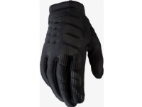 100% Hansker 100% BRISKER Youth Glove sort grå str. M (håndlengde 149-159 mm) (NYHET)
