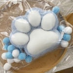 Taba Squishy Stor Katt-Tass Silikonkläm-leksaker för Stressavlastning, Katt-Tass Jätte-Tass Squishy Sinnesleksak - Perfekt Blue