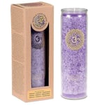 Aromatic Candle Stearin 7Th Chakra 100 Hours -- 21X6.5 Cm