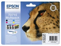 Original Epson Genuine Cheetah Ink cartridges set T0711 T0712 T0713 T0714 No Box