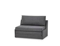 Leader Lifestyle Sofabed, Fabric, Dark Grey, Sofa Dimensions: W110 x D71 x H77cm