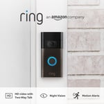 Ring Video Doorbell 2nd Gen Security Camera with 1080p HD Video - Black - BNIB