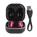 Lazmin112 Bluetooth Noise Reduction Wireless Headphones, in-Ear Earphones Deep Bass Wireless Earbuds Fit for Galaxy r175/r180/s6/se(Red)