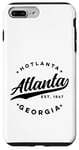 Coque pour iPhone 7 Plus/8 Plus Vintage Atlanta Georgia Hotlanta USA Love Noir