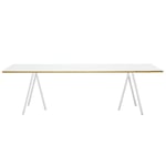 Loop Stand Pöytä 250 cm, Laminaatti / Valkoinen