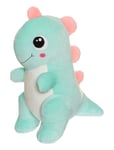 Squeezie, Sitting Dino, Pistacchio Toys Soft Toys Stuffed Animals Multi/patterned Teddykompaniet