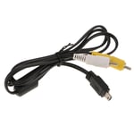 AVC-DC400 Micro USB Male To 2 RCA AV Adapter Cable Audio Video For EOS 1D Mark IV 7D 60D 500D 600D G10 S90 SX200 IS SX200 IS G12