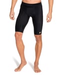 A400 Mens 1/2 Tights Black - M