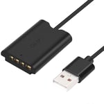 NP-BX1 Dummy Batteri med USB-A Strömförsörjningsadapter DC-Kopplare för ZV-1 RX100 M7 M6 M5 RX1R HX50 HX90 HX300 HX400 Kamera
