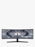 Samsung Odyssey G9 LC49G95TSSRXXU Dual QHD Curved Ultrawide Gaming Monitor, 49, White