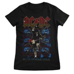 Hybris AC/DC - Blow Up Your Video Girly Tee (Black,XXL)