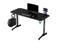 Ultradesk Frag V3, Rak, Rektangulär Form, Stål, Spela, Hemmakontor, Plast, Svart