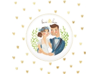 HENRY Carnet KW kuvert med cirkel Bröllop Brud och brudgum