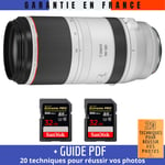 Canon RF 100-500mm f/4.5-7.1L IS USM + 2 SanDisk 32GB UHS-II 300 MB/s + Guide PDF '20 TECHNIQUES POUR RÉUSSIR VOS PHOTOS