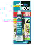Bison flytande gummi, transparent lim, 50 ml