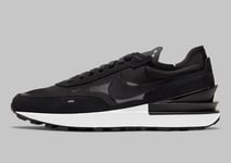 MENS NIKE WAFFLE ONE SIZE UK 8.5 EUR 43 (DA7995 001) BLACK / WHITE / ORANGE