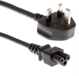 C5 Mains Cable Cloverleaf Lead Mains Power Cable for Laptop Adapters Chargers