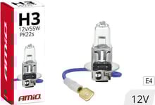 Amio H3 Halogenlampa 12V 55W Uv-Filter (E4)