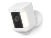 Ring Spotlight Cam Plus Battery - Nätverksövervakningskamera - utomhusbruk - vädertålig - färg (Dag&Natt) - 1080p - ljud - trådlös - Wi-Fi
