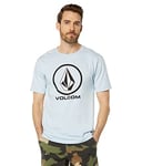 Volcom Men's Crisp Stone Celestial Blue Short Sleeve T Shirt XL