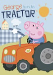Peppa Pig Fleece Throw Blanket 100 x 140 cm George on his Tractor