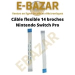 Câble flexible de connecteur 14 broches pour carte Manette Nintendo Switch Pro - EBAZAR - Blanc - Garantie 2 ans