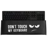 kwmobile Keyboard Cover for Logitech G512/G513 Carbon Tactile/Linear/GX Blue - Protective Skin Computer Keyboard Dust Cover Case - Don't touch my keyboard