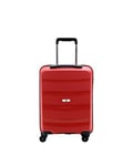 BIBA Trolley Type Travel Suitcase, Carri G CR20 Cabin Suitcase, Trolley Handle, Zip Closure, PP Polypropylene, red, M, Suitcases & Trolleys