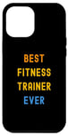 Coque pour iPhone 12 Pro Max Meilleur entraîneur de fitness apprécié