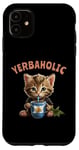 iPhone 11 Yerba Mate Cat Yerbaholic Case
