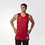 adidas Reversible Crazy Explosive Jersey Tank pour Homme XL Multicolore - Rouge/Blanc (Power Red/White)