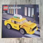 Lego CREATOR 40468 Yellow Taxi New York BRAND NEW & Sealed