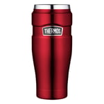 Thermos Mus Isotherme Stainless King, Gobelet, Gobelet Thermos, Mug, Acier Inox, Cranberry, 47 cl, 4002248047