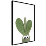 Plakat - Ear Cactus - 40 x 60 cm - Sort ramme