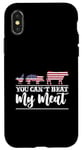 Coque pour iPhone X/XS You Can't Beat My Meat Chef Cook Barbecue à viande