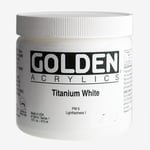 Gyllene: Heavy Body Akrylfärg: 473ml: Titanium White