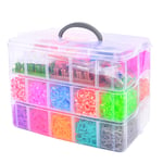 Jättestort Loom Bands Kit - 15.000st och massor med tillbehör.