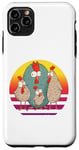 iPhone 11 Pro Max Funny Crazy Chicken in Comicstyle Crazy Chicken Crew Case