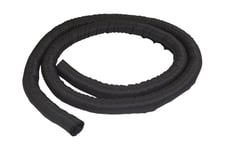 StarTech.com 6.5' (2m) Cable Management Sleeve, Flexible Coiled Cable Wrap, 1.0-1.5" dia. Expandable Sleeve, Polyester Cord Manager/Protector/Concealer, Black Trimmable Cable Organizer - Flame Resistant UL94-V0 - kabelmuffesæt