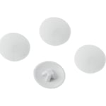 IFÖ SPIRA/SIGN täcklock 4 st plast vit