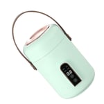(Mint Green)Electric Portable Mini Rice Cooker For Office And Home