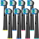 Rebeool Replacement Brush Heads Compatible with OralB Pro 3, Pro 1 Toothbrushes,