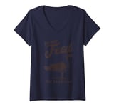 Womens Do Not Feed The Seagulls V-Neck T-Shirt