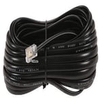 Gavita 03-160-360 7.5 m RJ9/RJ14 Controller Cable for Master Controller - Black