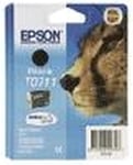 Epson T0711 Ink DURABrite Ultra Cheetah Black C13T07114012 Black, 