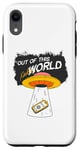 iPhone XR Cute Graphic For UFO Day Out Of This Fake World Social Media Case