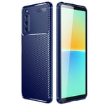 Sony Xperia 10 IV Carbon Fibre Case Navy