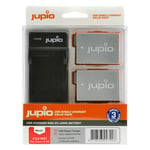 Jupio Batteripaket ersätter Canon LP-E8 2 st Batterier + USB Laddare