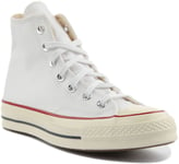Converse All Star 162056 Chuck 70 High Top Trainers In White Size UK 3 - 12